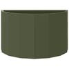 vidaXL Planter Olive Green 60 x 30 x 35 cm Steel