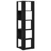 vidaXL Bookcase Black Oak 50 x 50 x 179 cm