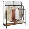 vidaXL Cloth Rack Old Wood 90 x 30 x 100.5 cm Engineered wood