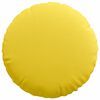 vidaXL Seat Cushions 2 pcs Light Yellow Ø50 x 19 cm Fabric
