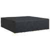 vidaXL Furniture Cover Plain Black 260 x 260 x 90 cm 420D