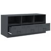 vidaXL TV Cabinet Anthracite 99x39x44 cm Steel