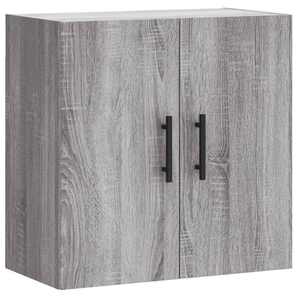 vidaXL Wall Cabinet Grey Sonoma 60x31x60 cm Engineered Wood