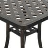 vidaXL Garden Table Bronze 53x53x53 cm Cast Aluminium