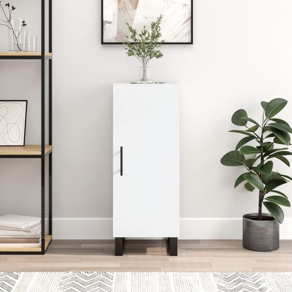 vidaXL Sideboard White 34.5x34x90 cm Engineered Wood