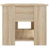 vidaXL Coffee Table Sonoma Oak 79x49x41 cm Engineered Wood