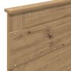 vidaXL Bed Frame Artisian Oak 90 x 200 cm Solid Pine Wood