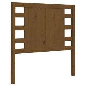 vidaXL Headboard Honey Brown 106x4x100 cm Solid Wood Pine