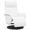 vidaXL Massage Recliner Chair White 71 x 90 x 105 cm Faux Leather
