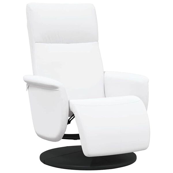 vidaXL Massage Recliner Chair White 71 x 90 x 105 cm Faux Leather