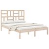 vidaXL Bed Frame without Mattress Solid Wood 140x200 cm