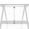 vidaXL Greenhouse with Base Frame Silver 334x169x202 cm Aluminium