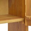 vidaXL Wall-mounted Bathroom Cabinet 25x25x100 cm Solid Wood Teak
