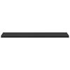 vidaXL Window Sill Black with Wood Grain 120 x 40 x 4.5 cm PVC