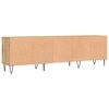 vidaXL TV Cabinet Artisan Oak 150x30x44.5 cm Engineered Wood