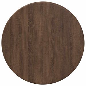 vidaXL Table Top Brown oak &Oslash; 30 x 1.5 cm Engineered Wood