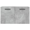 vidaXL Wall Cabinet Concrete Grey 60x36.5x35 cm Engineered Wood