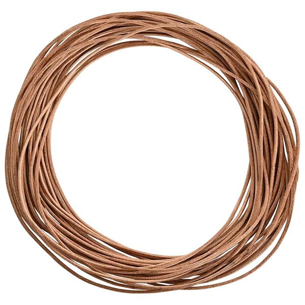 vidaXL Leather Cord Brown &Oslash;1.5 mm x 10 m Leather
