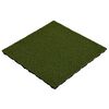 vidaXL Artificial Grass Tiles 4 pcs 50x50x2.5 cm Rubber