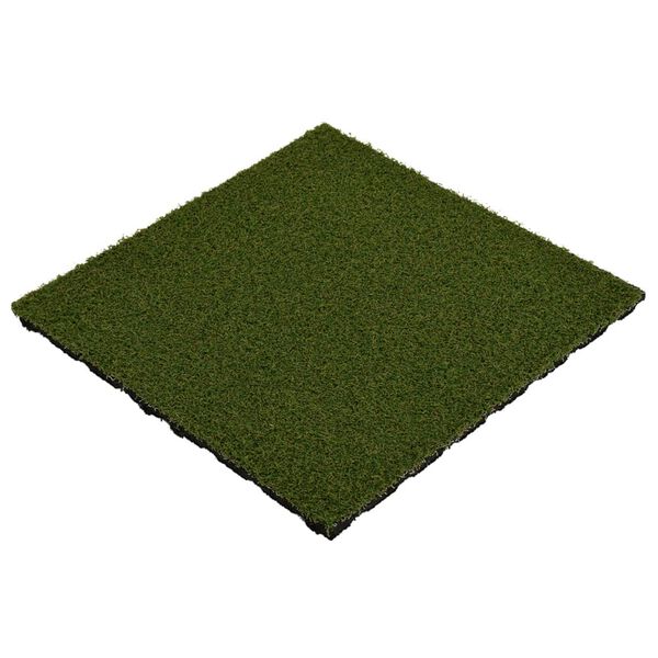 vidaXL Artificial Grass Tiles 4 pcs 50x50x2.5 cm Rubber