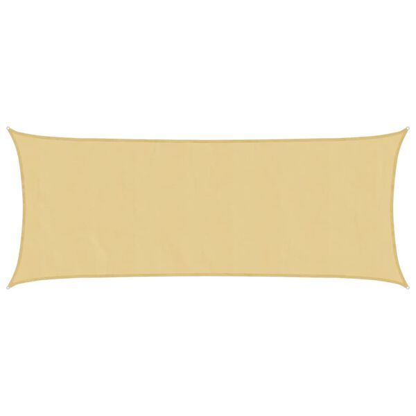 vidaXL Sun Shade Sail Sand 4.5x2 m 100% Polyester Oxford