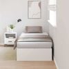vidaXL Storage Bed Frame White 80 x 200 cm Engineered Wood