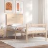 vidaXL Senior Bed without Mattress 100x200 cm Solid Wood
