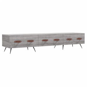 vidaXL TV Cabinet Grey Sonoma 150x36x30 cm Engineered Wood