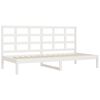 vidaXL Day Bed without Mattress White 80x200 cm Solid Wood Pine