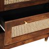 vidaXL Sideboard Set 2 pcs Brown 60 x 33.5 x 75 cm Solid Mango wood