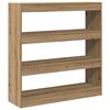 vidaXL Book Cabinet Artisan oak 100 x 30 x 103 cm Engineered Wood