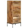 vidaXL Chest of Drawers 45x35x106 cm Solid Mango Wood
