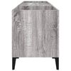 vidaXL Record Cabinet Grey Sonoma 121x38x48 cm Engineered Wood