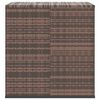 vidaXL Garden Cushion Box PE Rattan 100x97.5x104 cm Brown