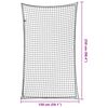 vidaXL Trailer Net with Elastic Rope Black 2.5x1.5 m PP