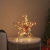 vidaXL 3D Star with 50 LEDs Warm white 55 x 52.5 x 9 cm PET