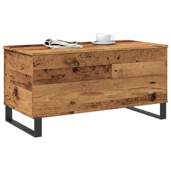 vidaXL Coffee Table Old Wood 90x44.5x45 cm Engineered Wood