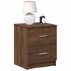 vidaXL Bedside Cabinets 2 pcs with 2 Drawers Brown Oak 40x36x50 cm
