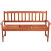 vidaXL Garden Bench with Pop-up Table 158 cm Solid Acacia Wood