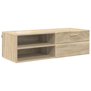vidaXL Wooden Cabinet 100.5 x 39 x 30 cm Sonoma Oak Engineered Wood