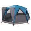 vidaXL Cabin Tent 6-Person with Roof Blue 425 x 396 x 222 cm