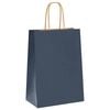 vidaXL Paper Bags 50 pcs with Handles Blue 15x8x21 cm