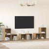 vidaXL TV Cabinet Set Wall-mounted 6 pcs Artisan Oak Engineered Wood