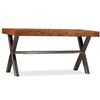vidaXL Coffee Table Solid Wood with Honey Finish 100x50x50 cm