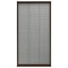 vidaXL Plisse Insect Screen for Windows Aluminium Brown 80x160 cm
