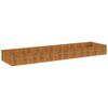 vidaXL Garden Raised Bed 387x100x36 cm Corten Steel