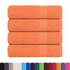 vidaXL Hand Towels 4 pcs Orange 50x100 cm 360 gsm 100% Cotton