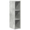vidaXL Hanging Cabinet Concrete Grey 20 x 29.5 x 80 cm Engineered Wood