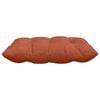 vidaXL Seat Cushions 4 pcs Red Orange 40 x 40 x 6 cm Corduroy Fabric