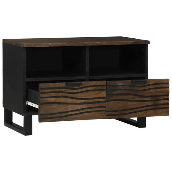 vidaXL TV Units with Drawer Walnut 70 x 33 x 46 cm Engineered wood